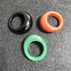 Men's and Women's Large Agate Chalcedony Thumb Rings - Promotional Jade Style