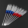50Pcs  Flat & Slotted Bit Screwdriver with Crystal Handle for Daily Repairs and DIY Projects Steel Construction