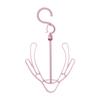 1pc Mini T Windproof Double Hook Multifunction Plastic Material for Balcony Hanger Shoe Rack Hanging