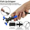 Fish Lip Gripper Pliers & Fish Lip Gripper Set Upgraded Muti-Function Hook Remover Split Ring Pliers for Ice Fishing Gear