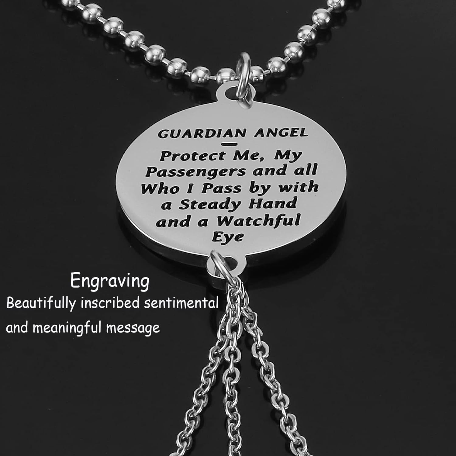 Kivosliviz Car Charm for Rear View Mirror Women Religious Car Decor Trucker Hanging for Men Rearview Mirror Charms