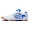 Li-Ning Eagle Eye 2.0 Pro Rutschfeste Verschleißfeste Atmungsaktive Low-Top Tischtennisschuhe Herren Sneaker Weiß Blau APPT009-1