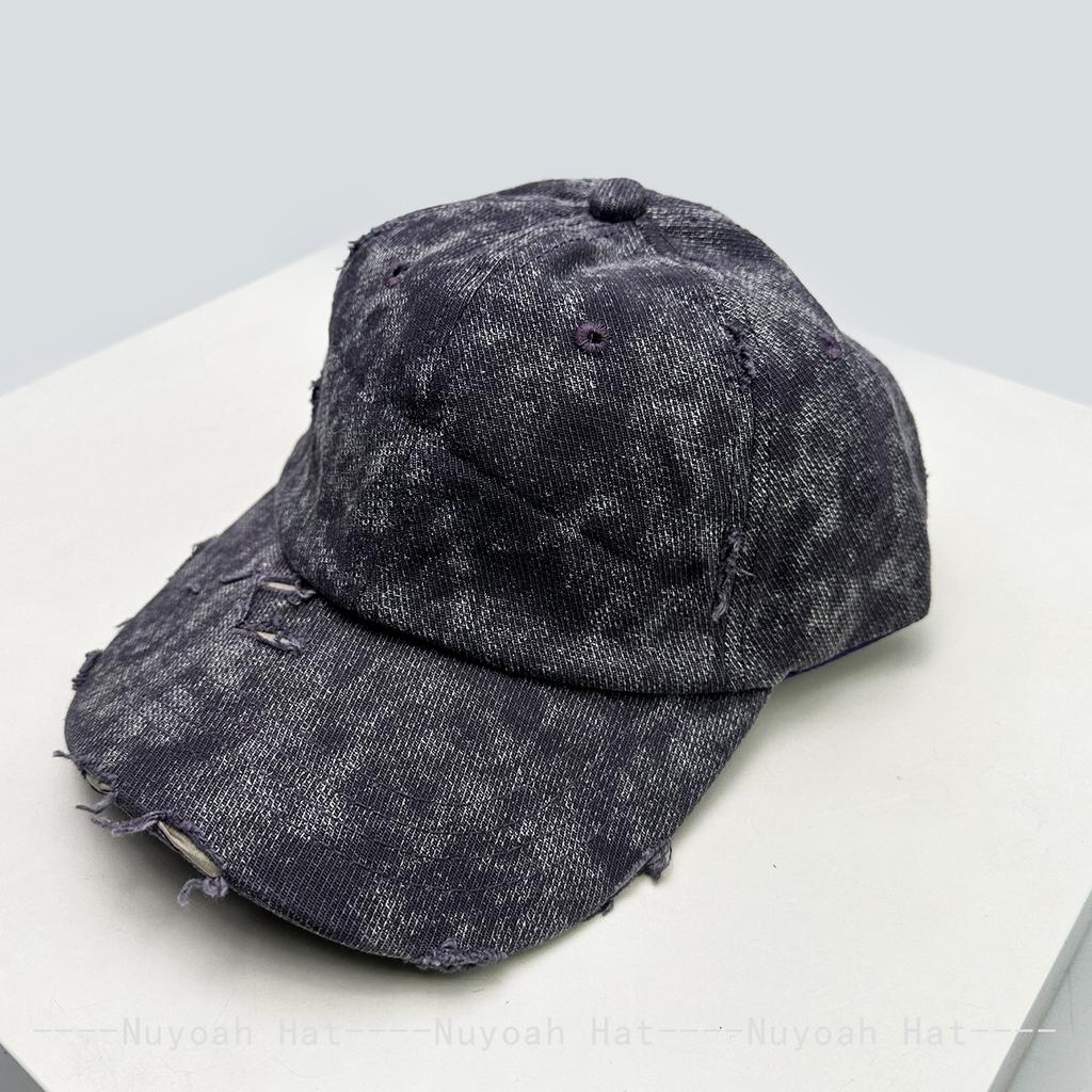 New Men Women Bandhnu Broken Style Solid Baseball Hats Sunshade Street Versatile Distress Peaked Caps Personal Fashion Outdoor