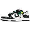 Nike Dunk Kaleidoscope Dance, Trend Leap, Shopping Bag Abrasion Resistant Abrasion Resistant Low Top Skateboard Shoes DD1391-100(Team1024-S-BOX)