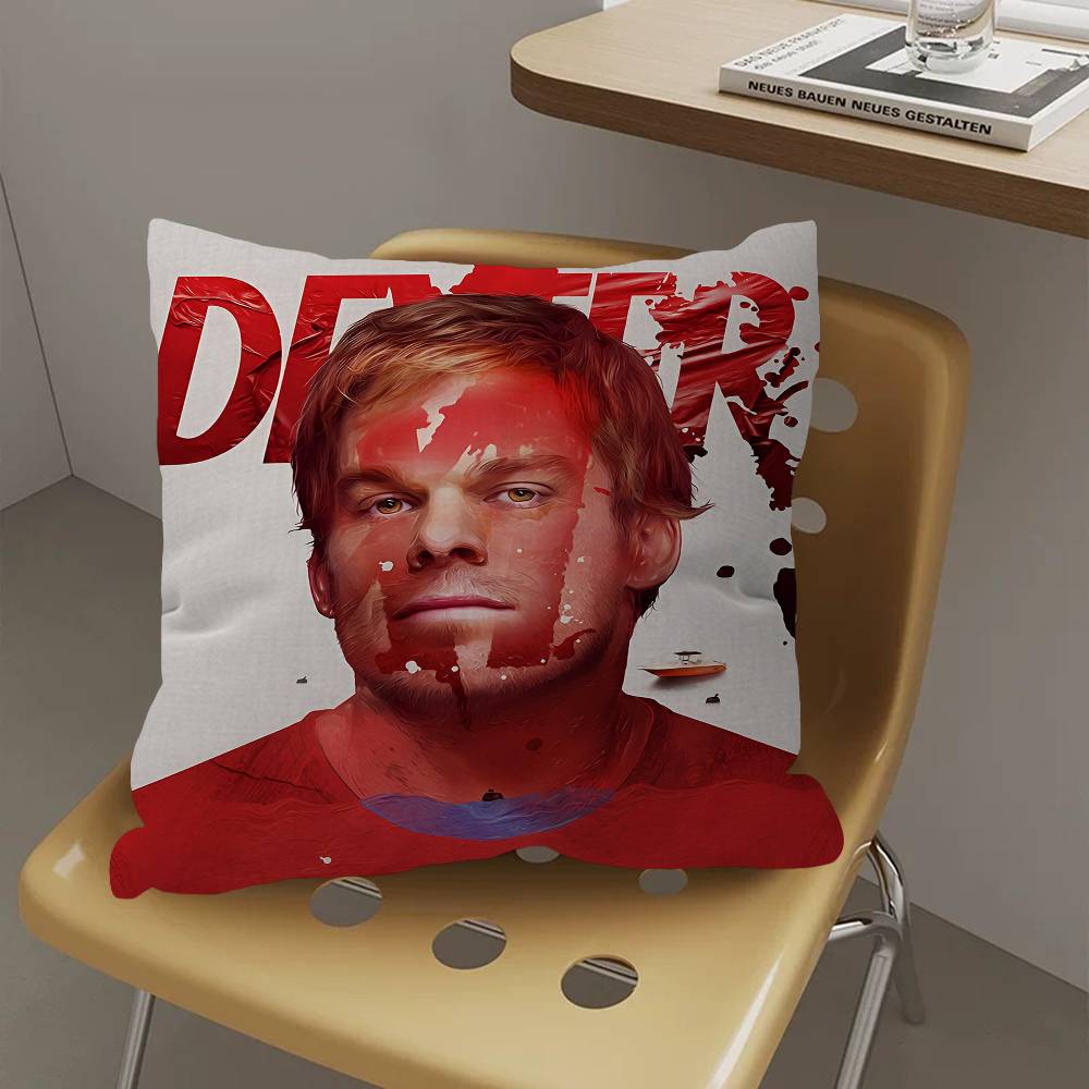 Американская классическая хоррор наволочка Dexter для спальни и дивана в гостиной, декоративная наволочка для подушки 30cmx30cm