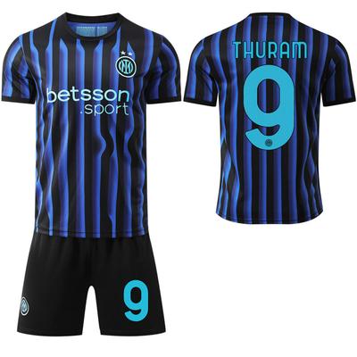 2025-26 Nový domácí dres Inter Milán #9 Thuram #23 Barella #10 Lautaro Fotbalové dresy