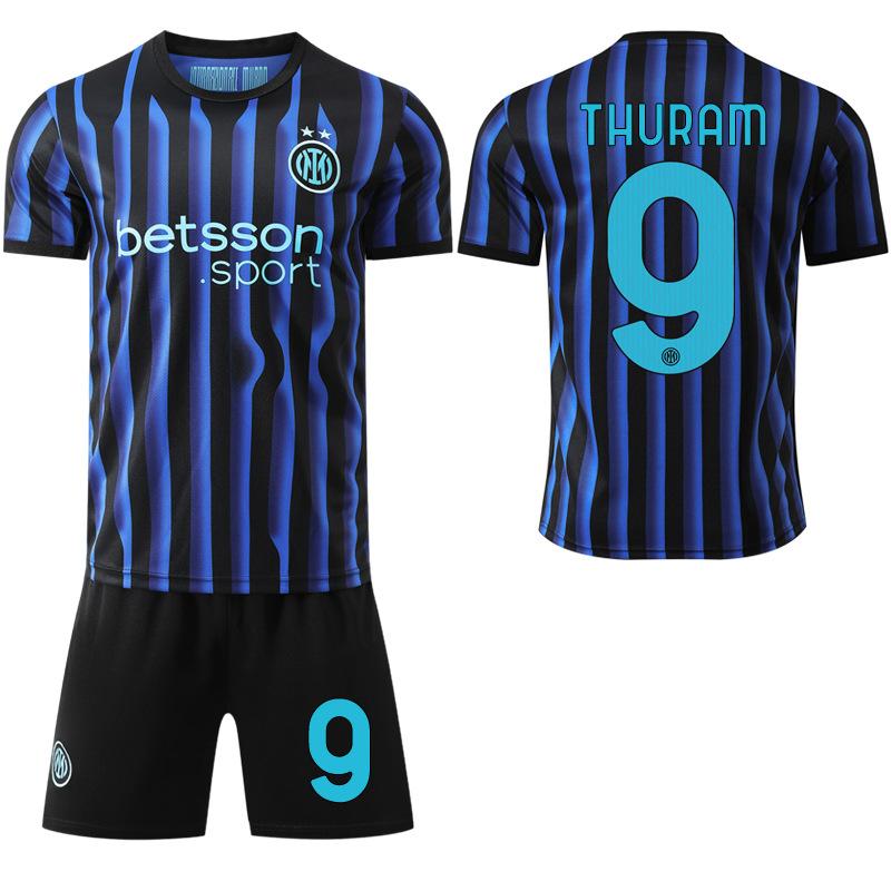

2025-26 New Inter Milan Home Jersey #9 Thuram #23 Barella #10 Lautaro Football Jerseys M