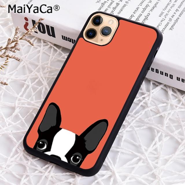 MaiYaCa French Bulldog Dog Pug Phone Case For iPhone 17 Air 16 pro max 15 14 plus 12 13 Shell Cover coque