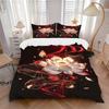 3pcs Lotus Bloom Bedding Set, Includes 1 Comforter + 2 Pillowcases, Without Pillow Inserts, Soft Comfortable, Lightweight Breathable, Printe