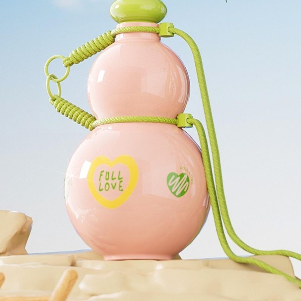 Plastic Gourd Water Bottle Large Capacity Water Cup Cute Sport Bottle Office