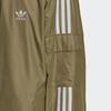 Adidas Originals Trefoil Three-Stripe Hooded Jacket Men Outerwear Military-Green H06684