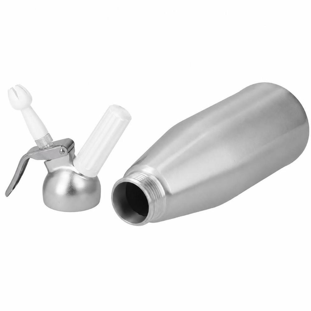 1000ml Capacity Whipped Cream Dispenser 3 Decorating Nozzles\ Dessert Maker Cake Decorating