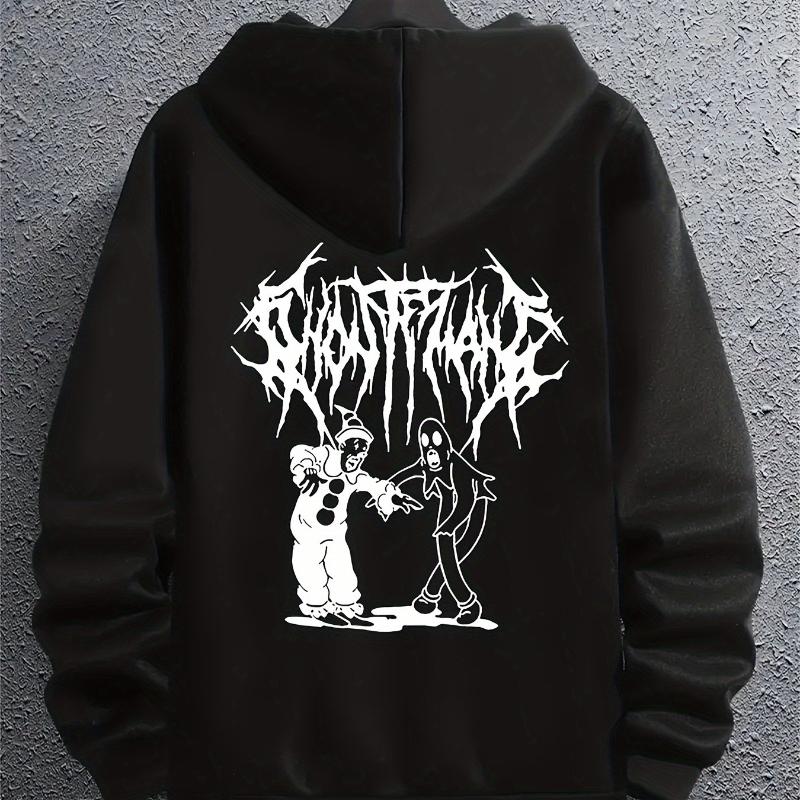 

Спущенное плечо и мешковатый, мужской худи оверсайз XXL чёрный