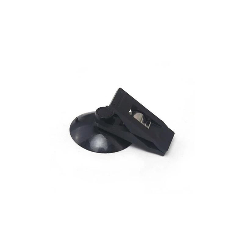 2pcs/Pair Car Interior Window Mount Black Suction Cap Clip Plastic Sucker Removable Holder for Sunsh