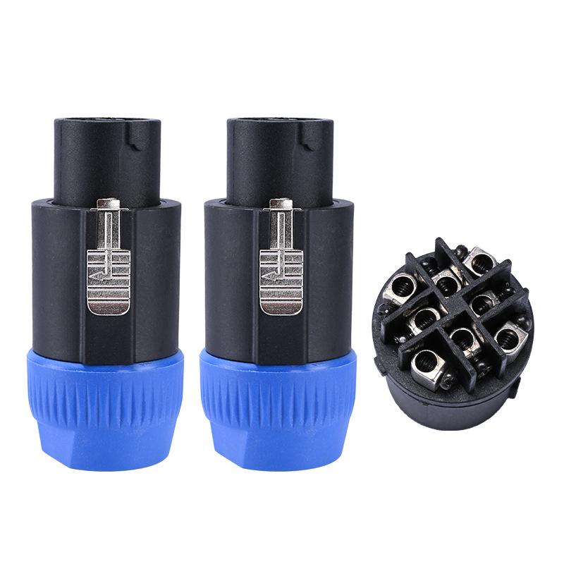 Eight-Core NL8FC Speaker Cable Connector Plug for Professional Audio