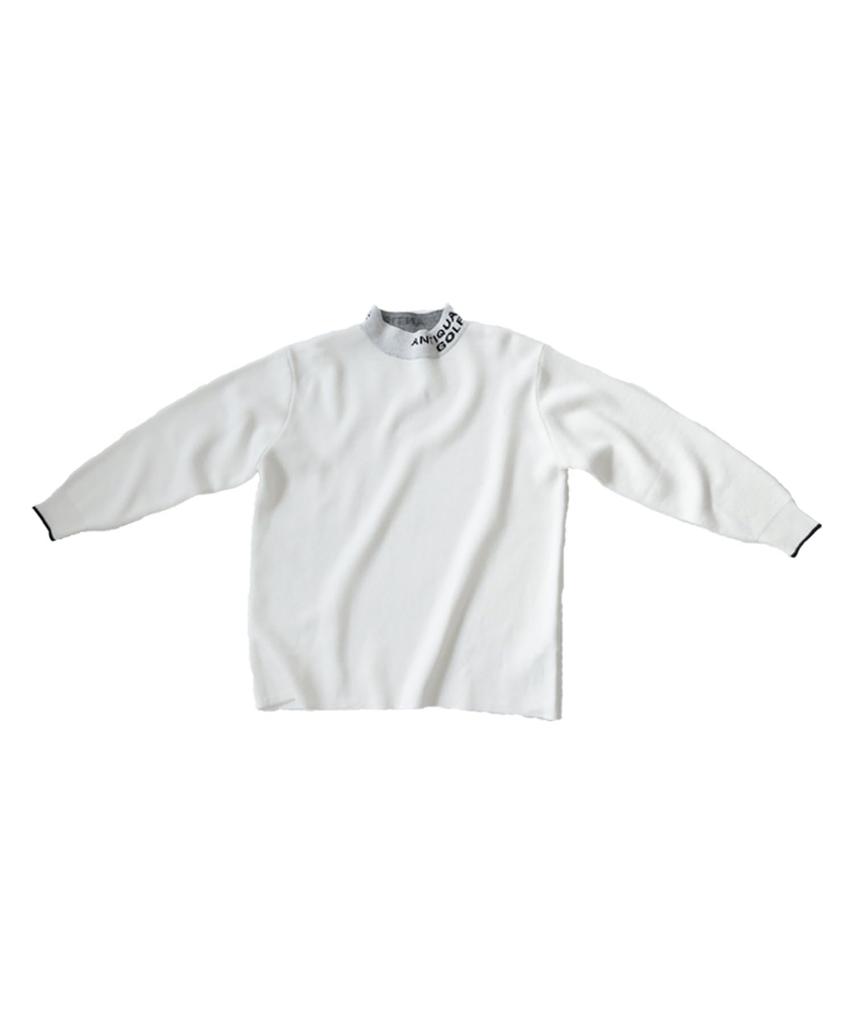 Antiqua Golf High Neck Size Women's Knit, ZGL-30002, M, 03, Off-White