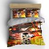 Armored character with flames. Bedding sets Duvet cover sets Duvet covers Pillowcases(1 * Duvet Cover 2 * Pillowcases without duvet insert)