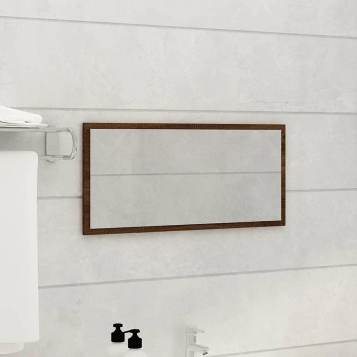 VidaXL Ensemble De Meubles De Salle De Bain 2 Pcs Chêne Marron 815740