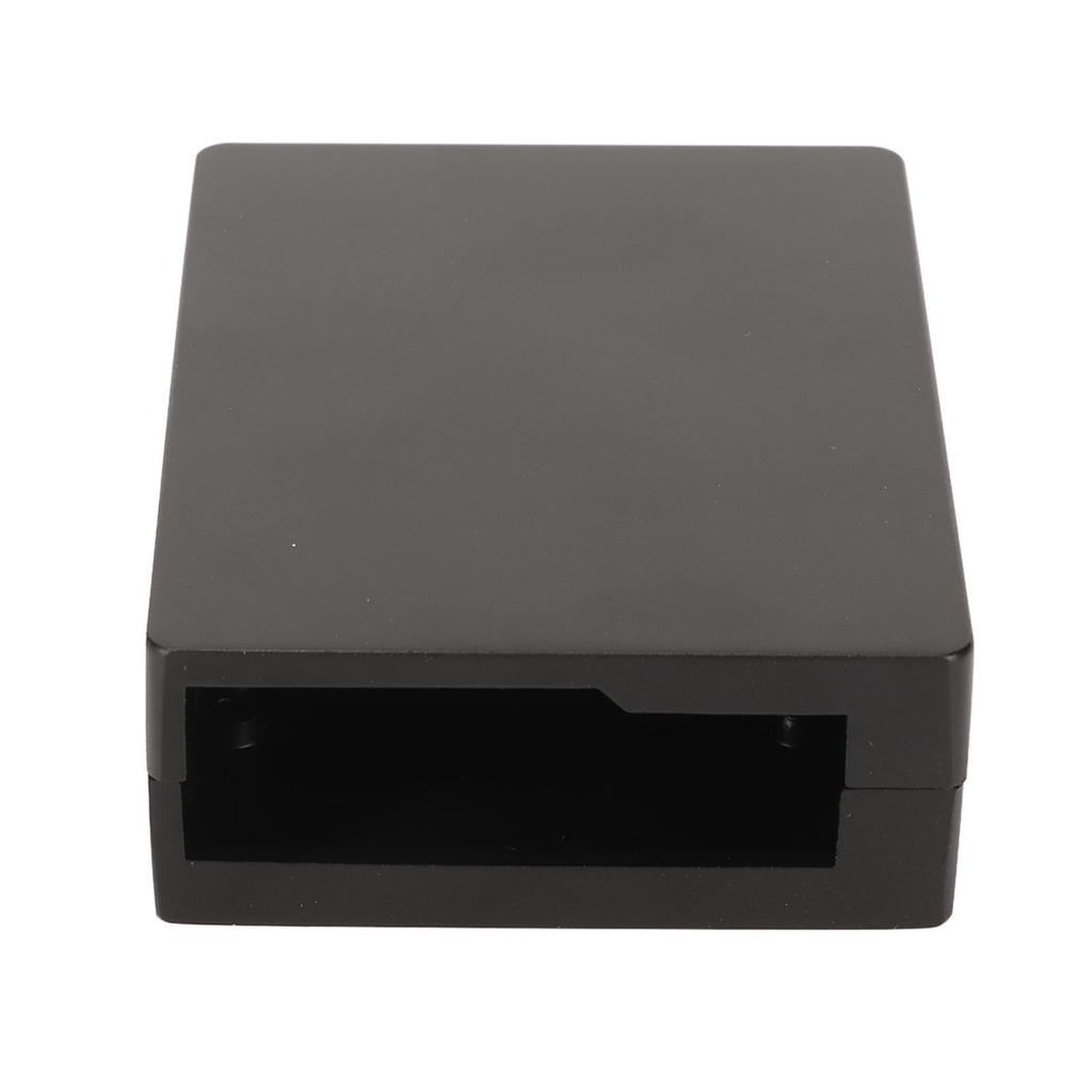 Heatsink Case Aluminium Alloy Cooling Metal Case with Multiple Interfaces for RasPi 4b Black