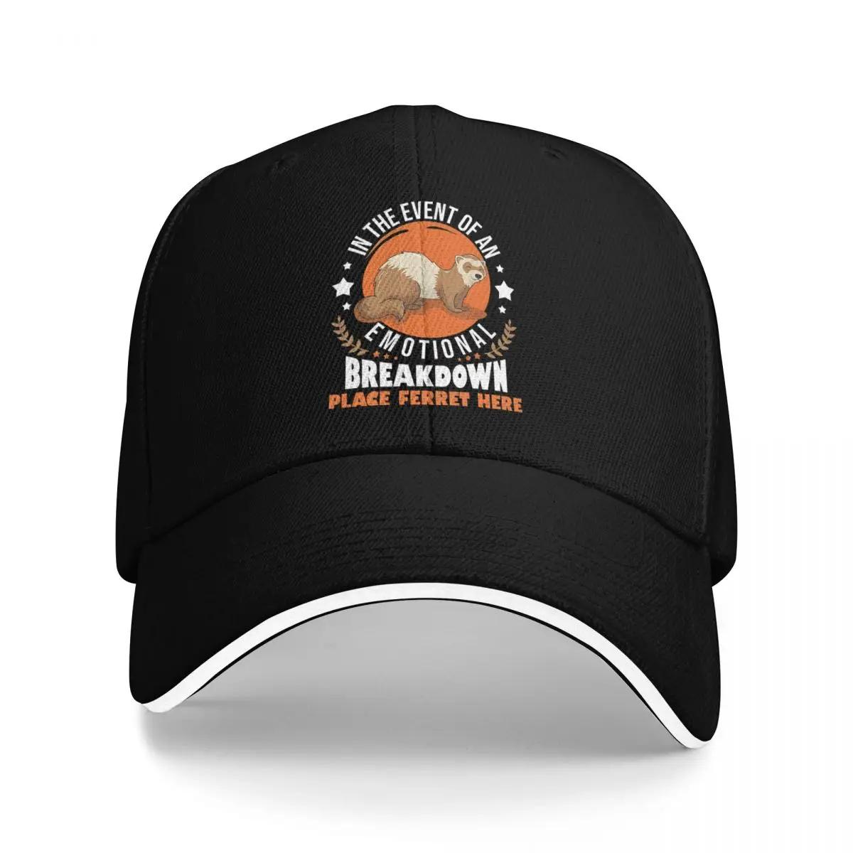 In The Event Of Emotional Breakdown Place Ferret Here 1 Lightweight Golf Hat Baseball Cap Baseball Cap For Unisex One Size
