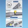 Flexible Extended Drainage Pipe Reinforced Anti Leak Designs Extension Drain Hose For Automatic Washing Machines Use