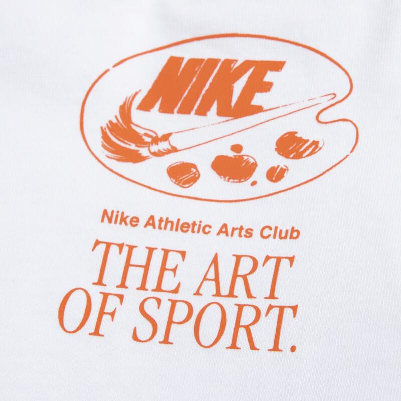 Nike Solid Color Logo Short Sleeve T-Shirt Men Tops White FB9799-100