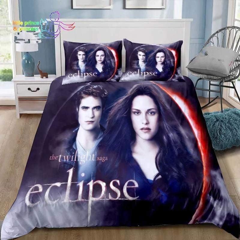 3D The Twilight Saga Hd Printed Comfortable Duvet Quilt Cover Pillowcase Bedding Set Children Bedroom Decoration Home Textile