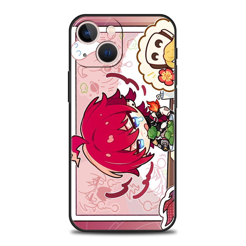 

Роскошный чехол для телефона Game Honkai Star Rail Anime для iPhone 15 13 14 12 11 Pro MAX XR X SE XS 7 8 Plus, мягкий черный защитный чехол iPhone 11 Pro