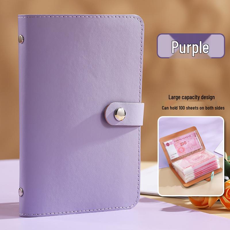 Commemorative Cash Savings Journal: Financial Management Album & Money Storage Bag