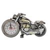 Vintage Motorcycle Model Alarm Clock Battery Powered Accurate Timekeeping Desk Shelf Clock Decoratio