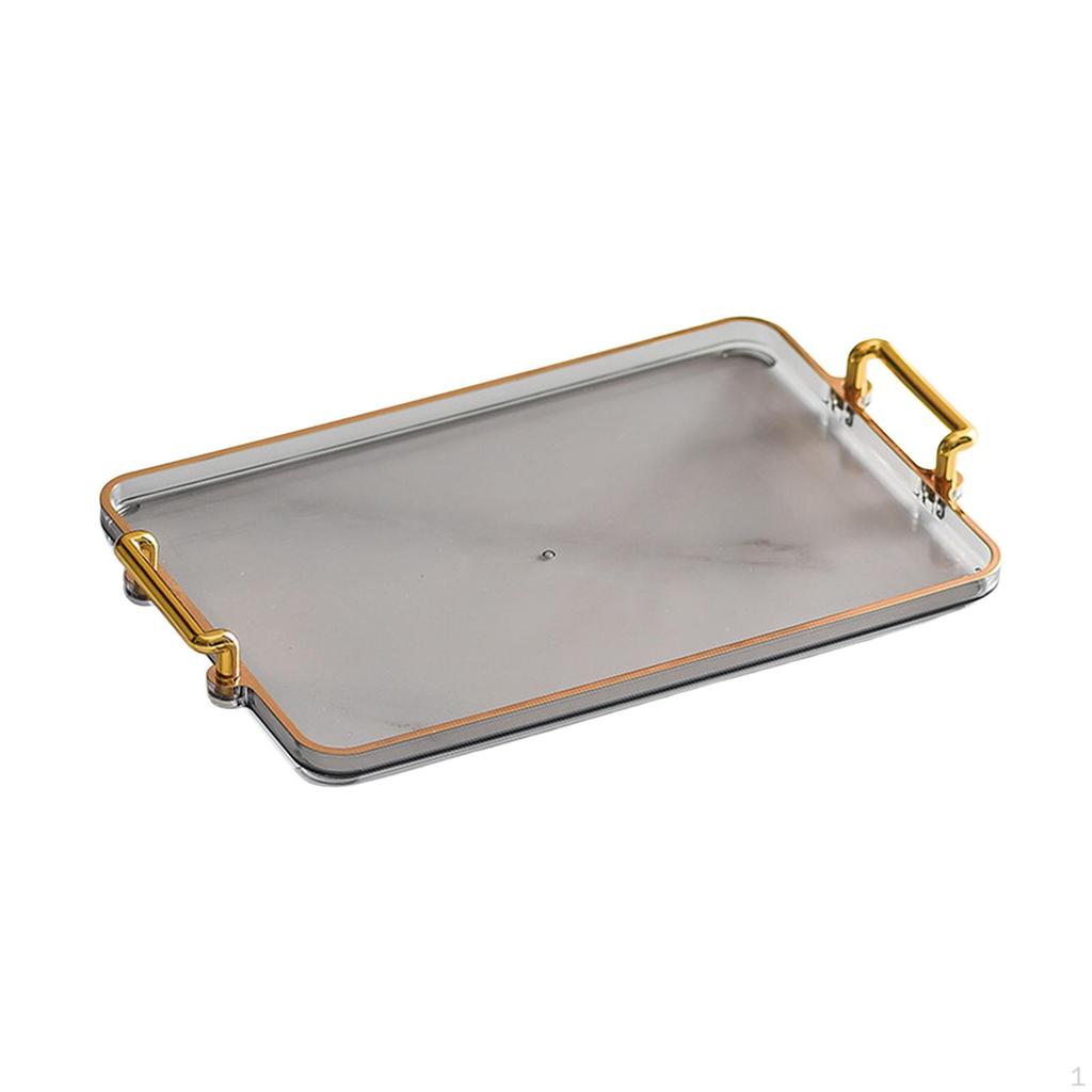 Nordic Style Farmhouse Serving Tray Food Cup with Handles Trinkets Keys Storage