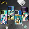 LUM Anime T-Urusei Y-Yatsura Phone Case For IPhone 16 17 15 14 12 13 Pro Max Black Color Shockproof Cover