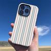 Stylish Design Striped Phone Case for iPhone 17 16 15 14 13 12 11 X XR XSMAX 7 8 Air Pro Max Plus Luxury Double-layer Back Cover