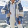 Women's Plus Size Long Teddy Bear Coat Warm Thickening Fleece Faux Fur Coat Plush Teddy Coat Women's Coat