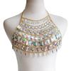 Simple Rhinestone Body Chain Crystal Bikini Bra Body Chain Jewelry Sexy Chain