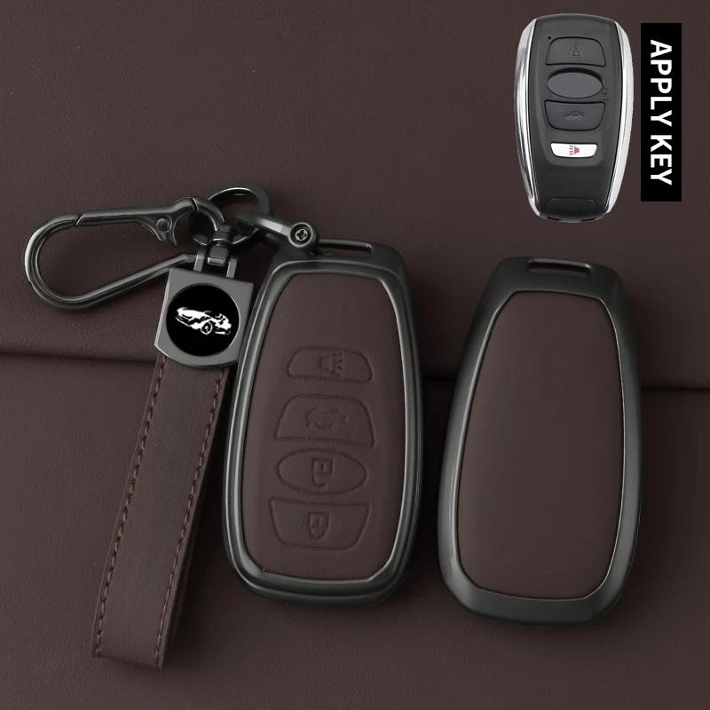 

Interior Mouldings Zinc Alloy Car Remote Key Case Cover Fob Shell For Subaru XV BRZ Forester Legacy Outback Protector Keychain A