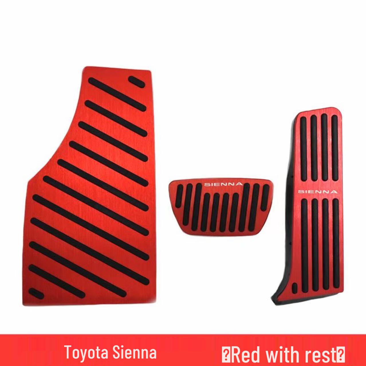 

Toyota Sienna 2021-2022 Anti-slip Throttle & Brake Pedal Rest Modification Accessories Throttle + Brake синий