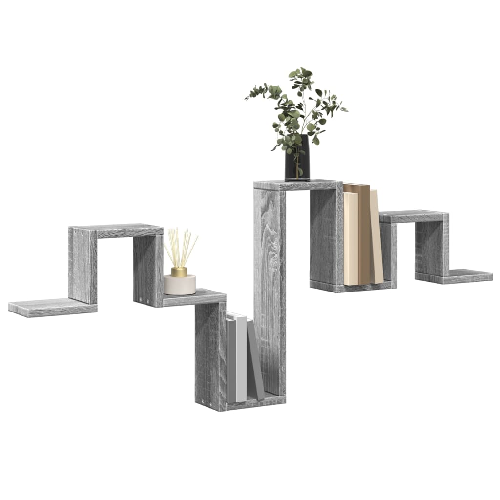 Irregular wavy creative wall shelf for hallway, bedroom, living room, bathroom, decorative display wall shelf, 104.5x10x43 cm