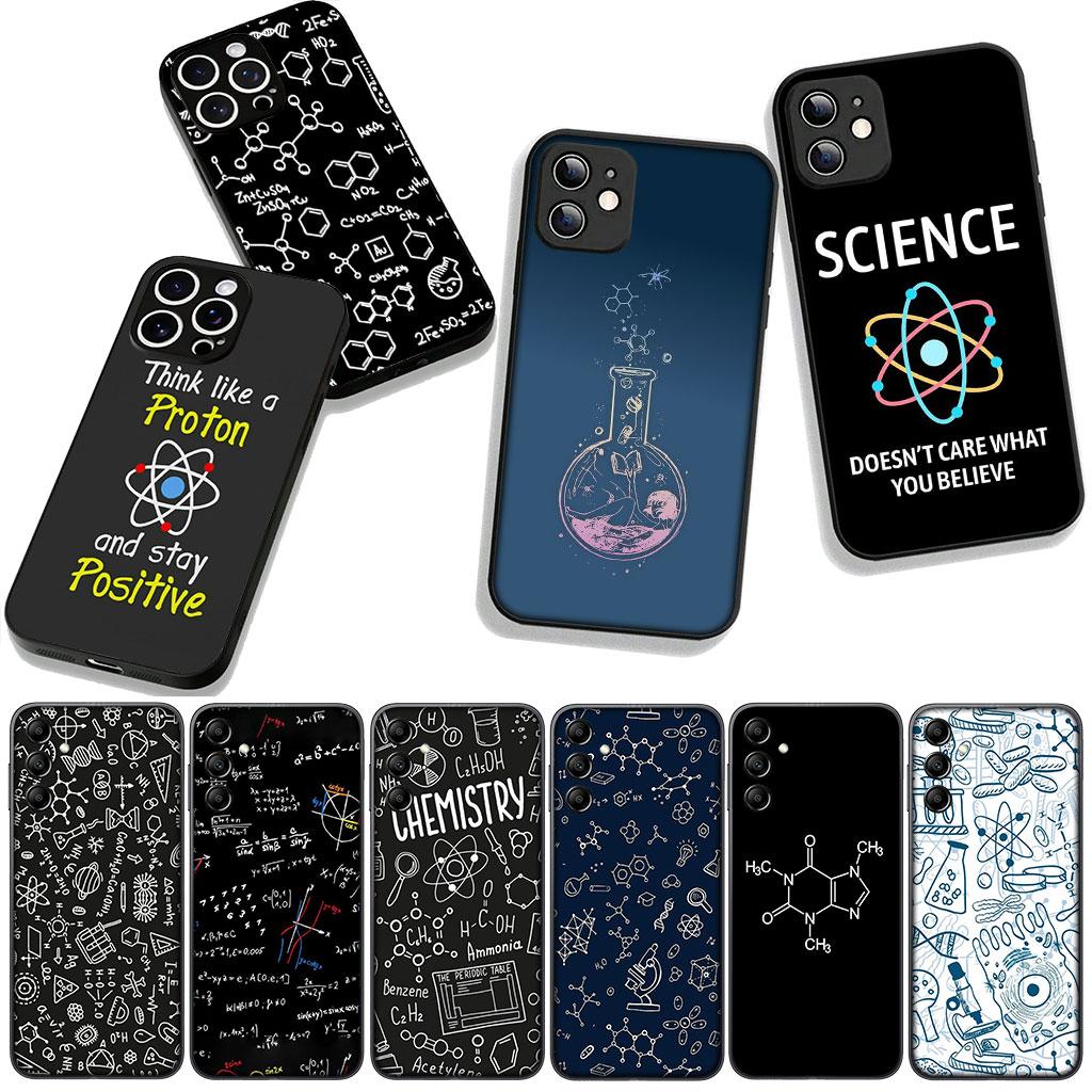 for Samsung Galaxy A36 A17 A26 A07 A35 A54 A53 A13 A33 A34 S8 S9 S20 S21 FE S10 Plus Phone Case Wallpaper Chemistry Science