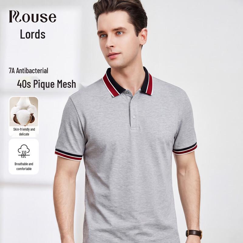 Luozi Men s Antibacterial Pique Polo Shirt 50