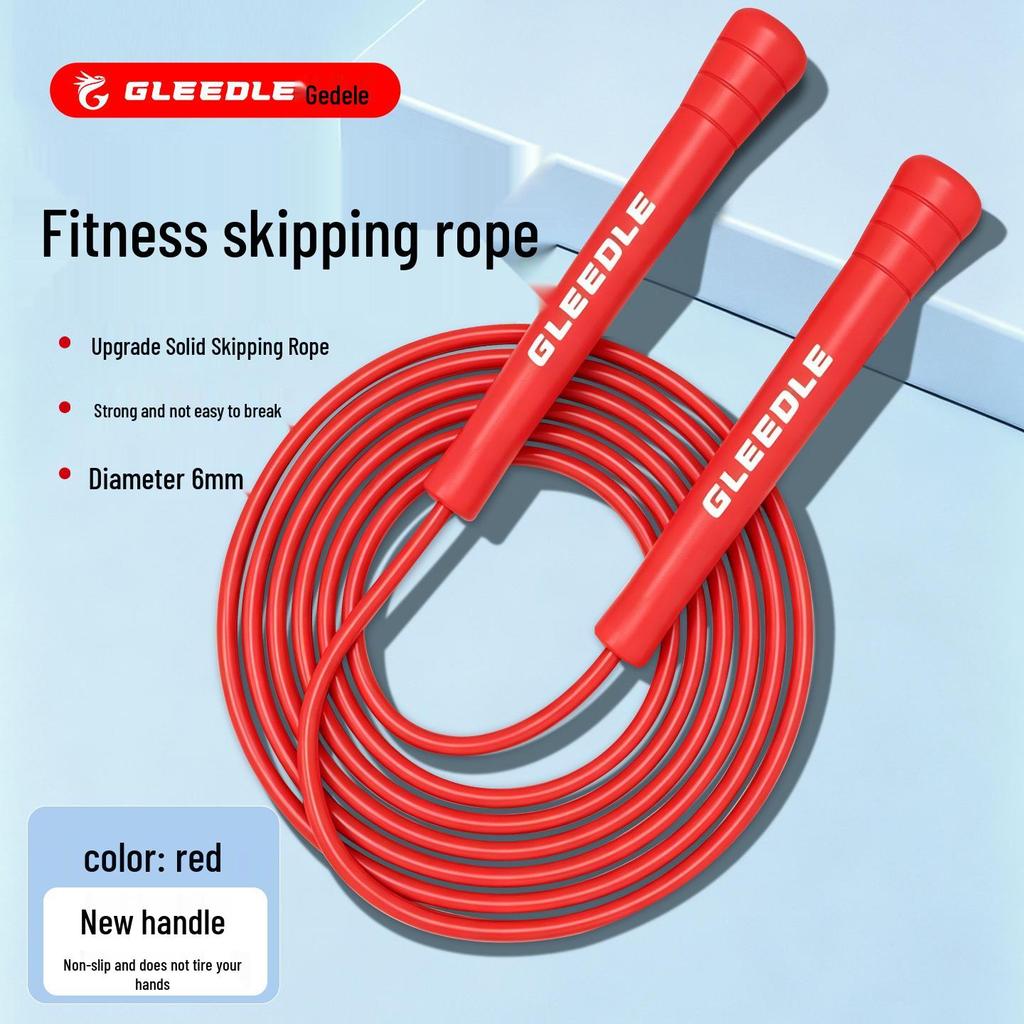 Gleedle Gedele 6mm PVC Medium-Handle Cold/Wear-Resistant Weight Loss Jump Rope