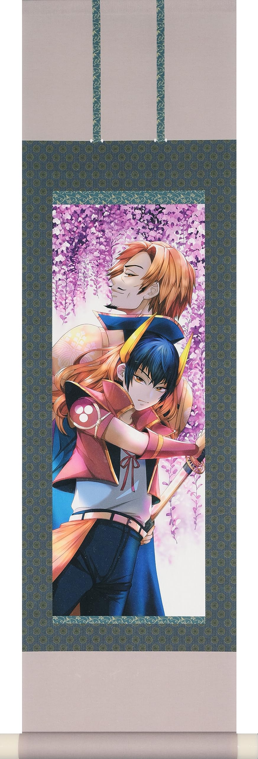 

Кайтакудо Искусство Подвесной свиток Серия Сэнгоку Карудзюку Хидэёси и Исида длинный x 15см (Тоётоми Мицунари) (53 см в ширину)