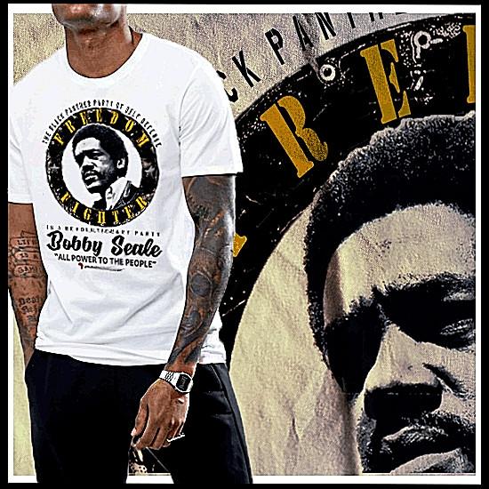 

Bobby Seale T-Shirt Civil Rights Melanin quote African Pride Freedom fighters S