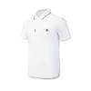 Tennis Classic Fashion Simple Retro Sports Casual Versatile Comfortable Knitted Short Sleeve Polo Shirt Men Tops Jade-White A11M613101FWT