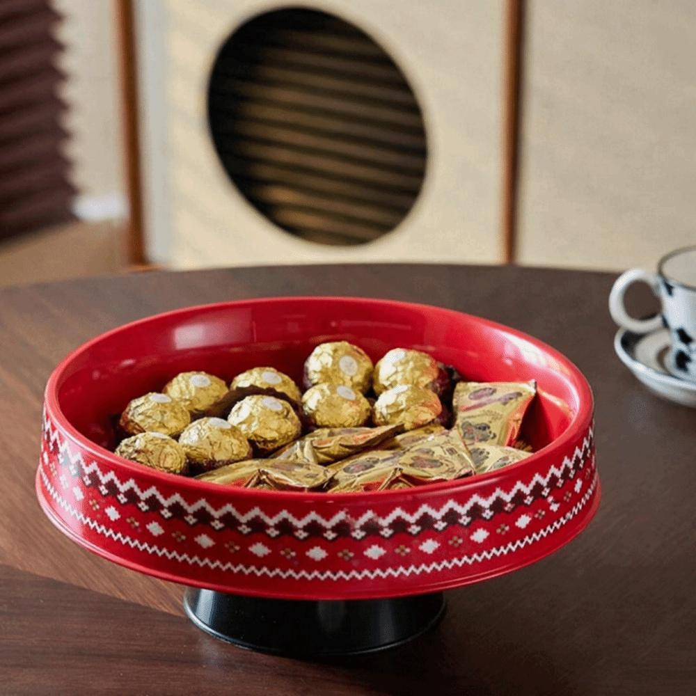 Large Capacity Dried Fruit Plate Plastic Snack Tray Jewelry Storage Tray Entryway Display