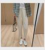 Women's Summer Slim Tencel Carrot Pants - Elastic Waist, Tapered, Nine-Point Harem Style