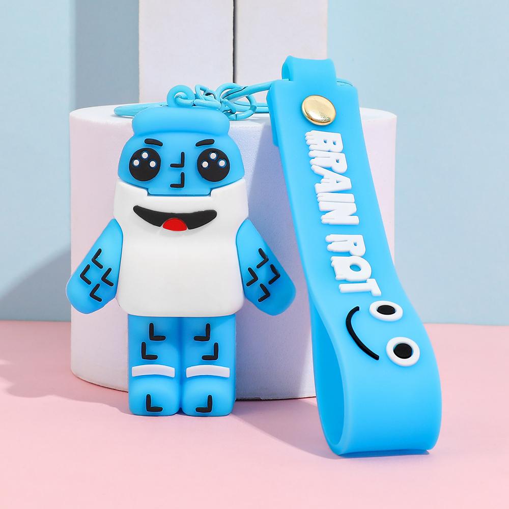 New Anime Steal A Brainrot Keychain Game Figure 3D Toys No. 9 No. 67 Anime Model Tongue Figure Toys Figure Christmas Gift