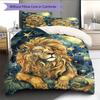 Set cu cuvertură și fețe de pernă cu model de desene animate Decorare casă Cadou de ziua de naștere (1 * husă de pilotă + 2 * fețe de pernă, fără miez)