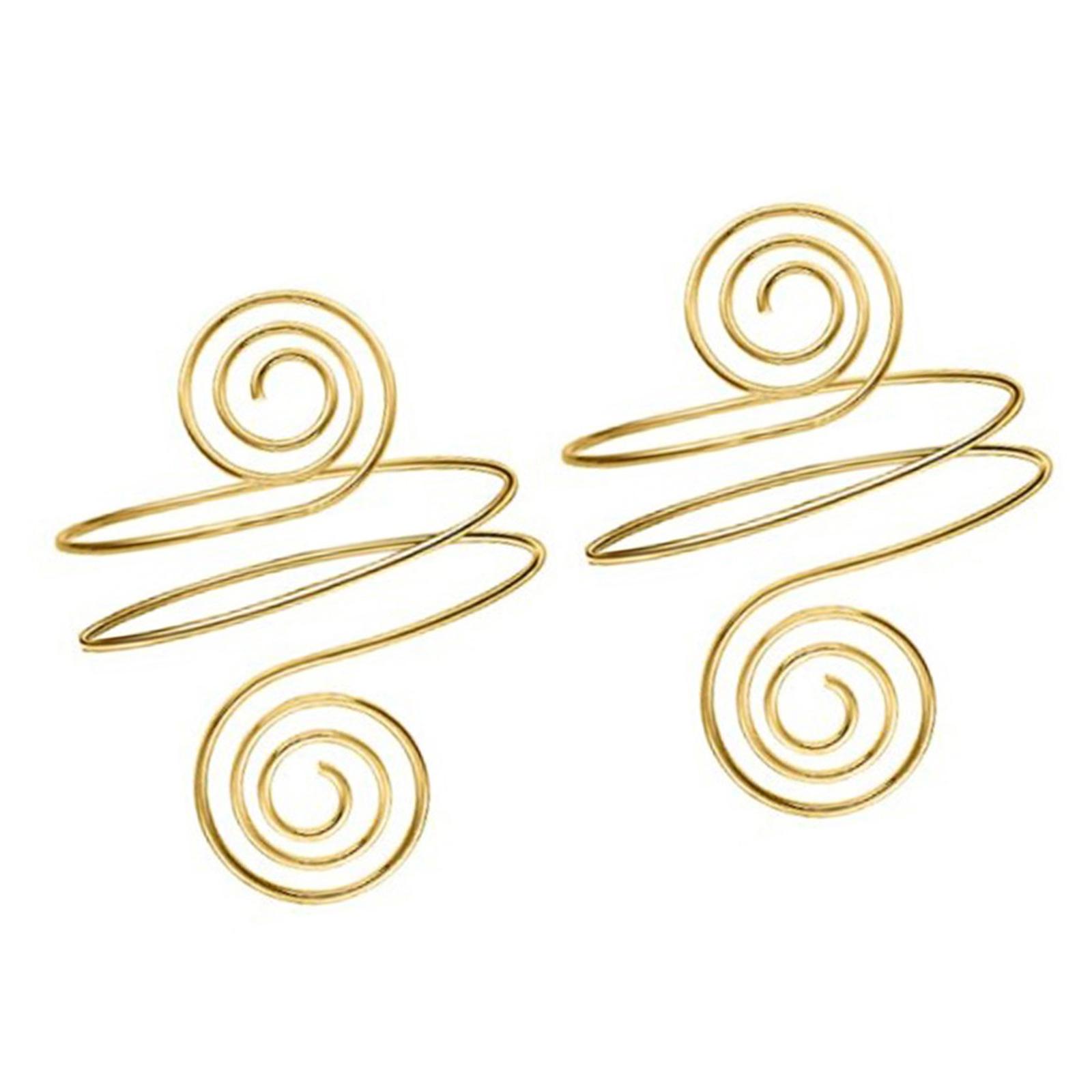 Элегантный браслет-цепочка Блестящие браслеты для женщин Нежные спирали Нарукавник Простой браслет Открытый браслет