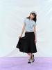 Pyule Fungi Polkadot Skirt Black